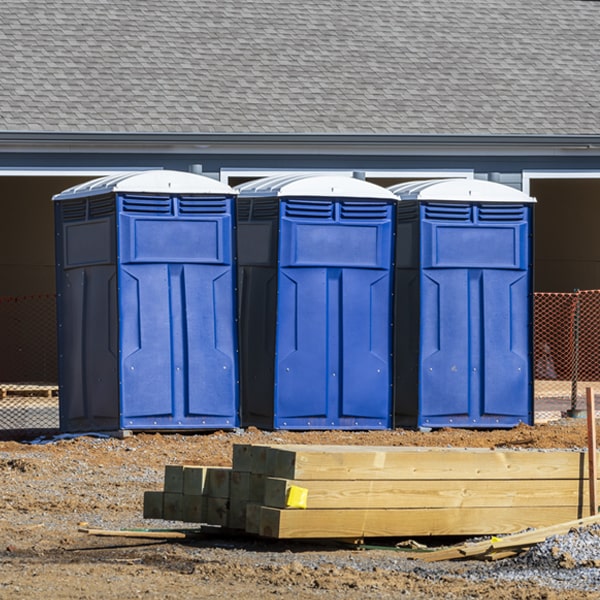 is there a specific order in which to place multiple porta potties in Cathedral City